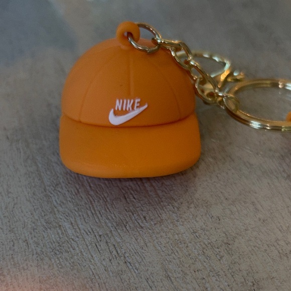 Nike Gold and Orange Cap Keychain - Picture 3 of 9